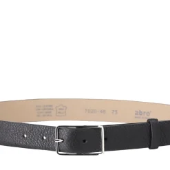 Abro Gürtel aus Leder schwarz Gürtel