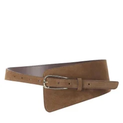 Abro Gürtel aus Veloursleder braun Gürtel
