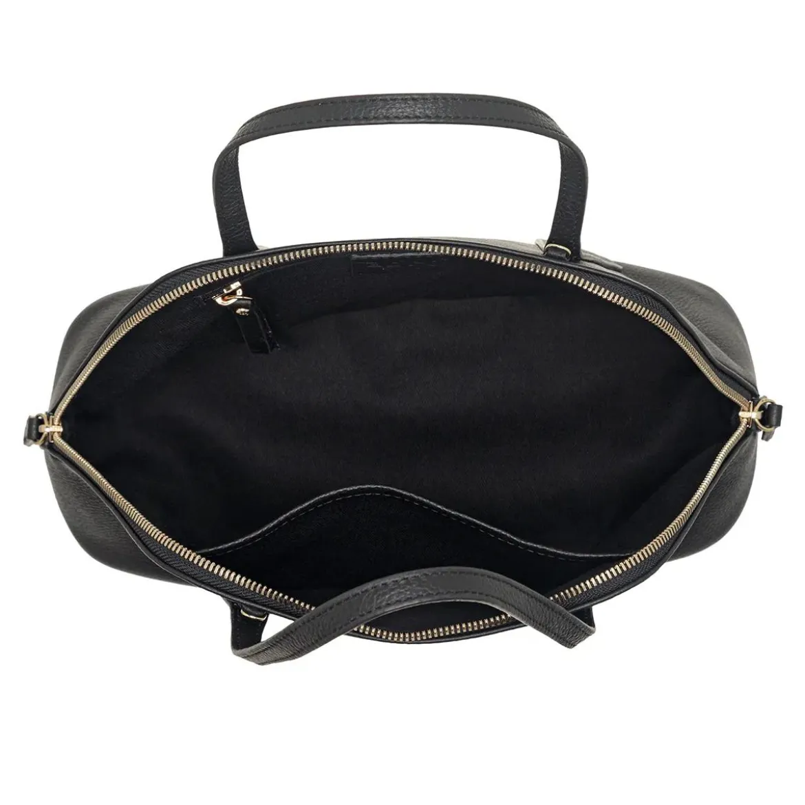 Abro Handtasche Chachacha/ Black/GoldBlack/Gold Satchel