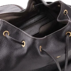 Abro Rucksack Signature aus Leder braun Rucksack