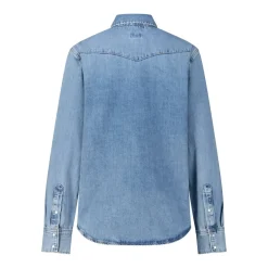 Adriano Goldschmied Overshirt im Denim-Style blau Hemd
