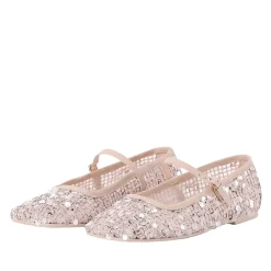 Agl Ballerinas Ceramic Mary Jane mit Pailletten pink Ballerinas