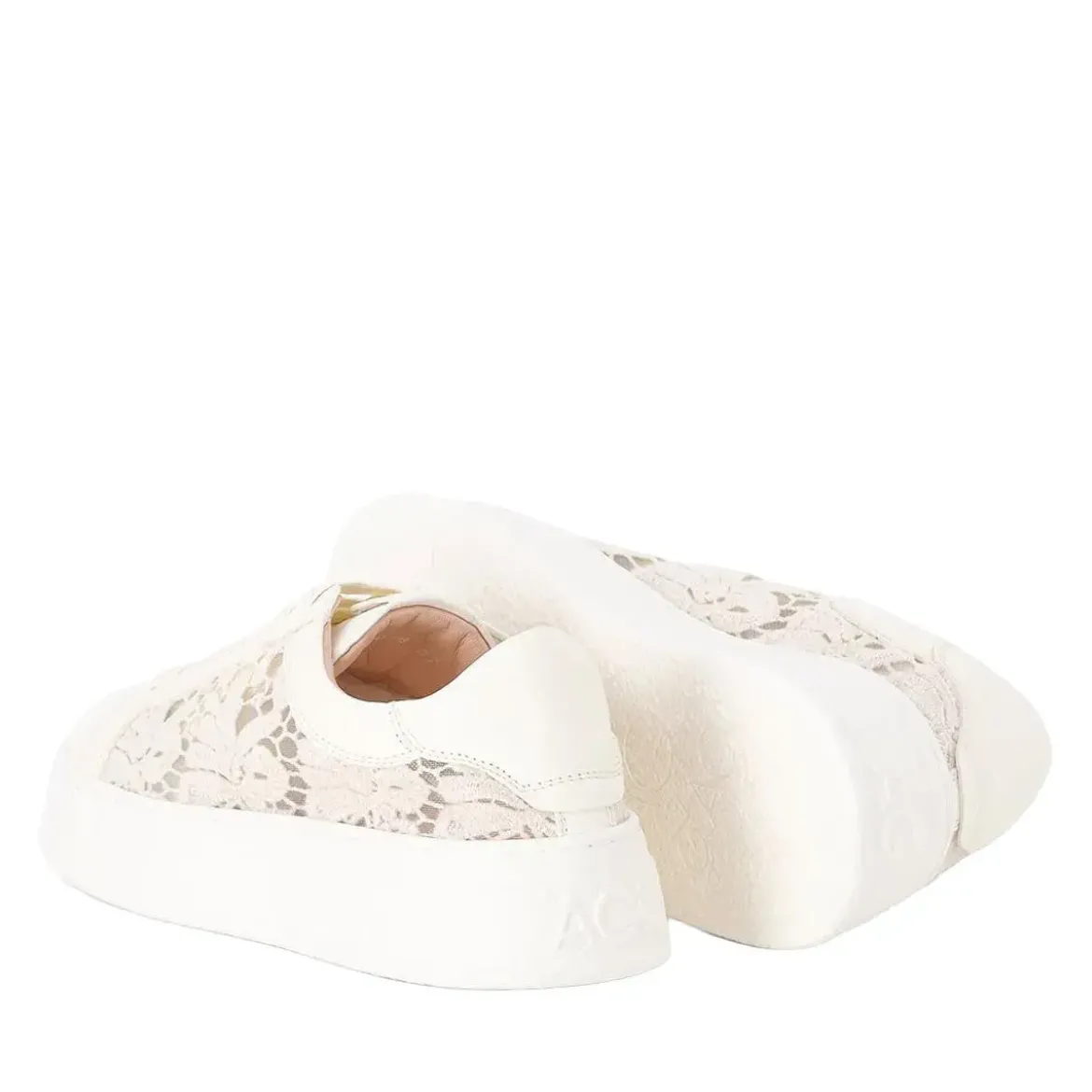 Agl Sneaker Giuly Fabric weiß Schnürschuhe