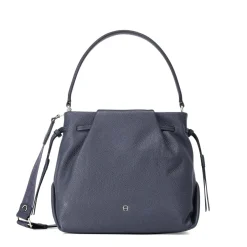 AIGNER Beuteltasche Paola blau Bucket Bag