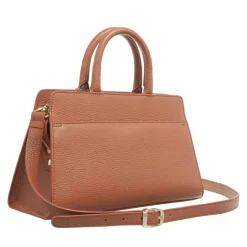 AIGNER Cybill Cognac Brown Satchel