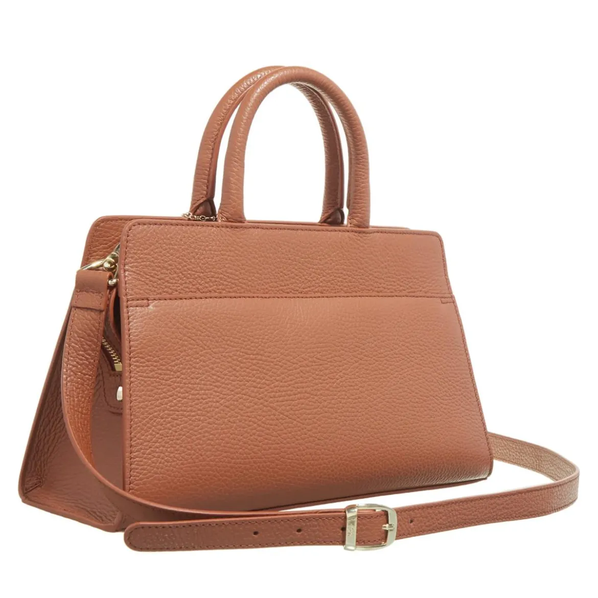 AIGNER Cybill Cognac Brown Satchel