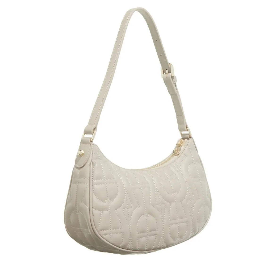 AIGNER Diadora Alpaca Beige Schultertasche