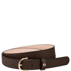 AIGNER Gürtel aus genarbtem Leder braun Gürtel