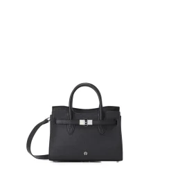 AIGNER Handtasche Farah aus Rindsleder schwarz Crossbody Bag