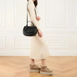 AIGNER Miranda Black Satchel