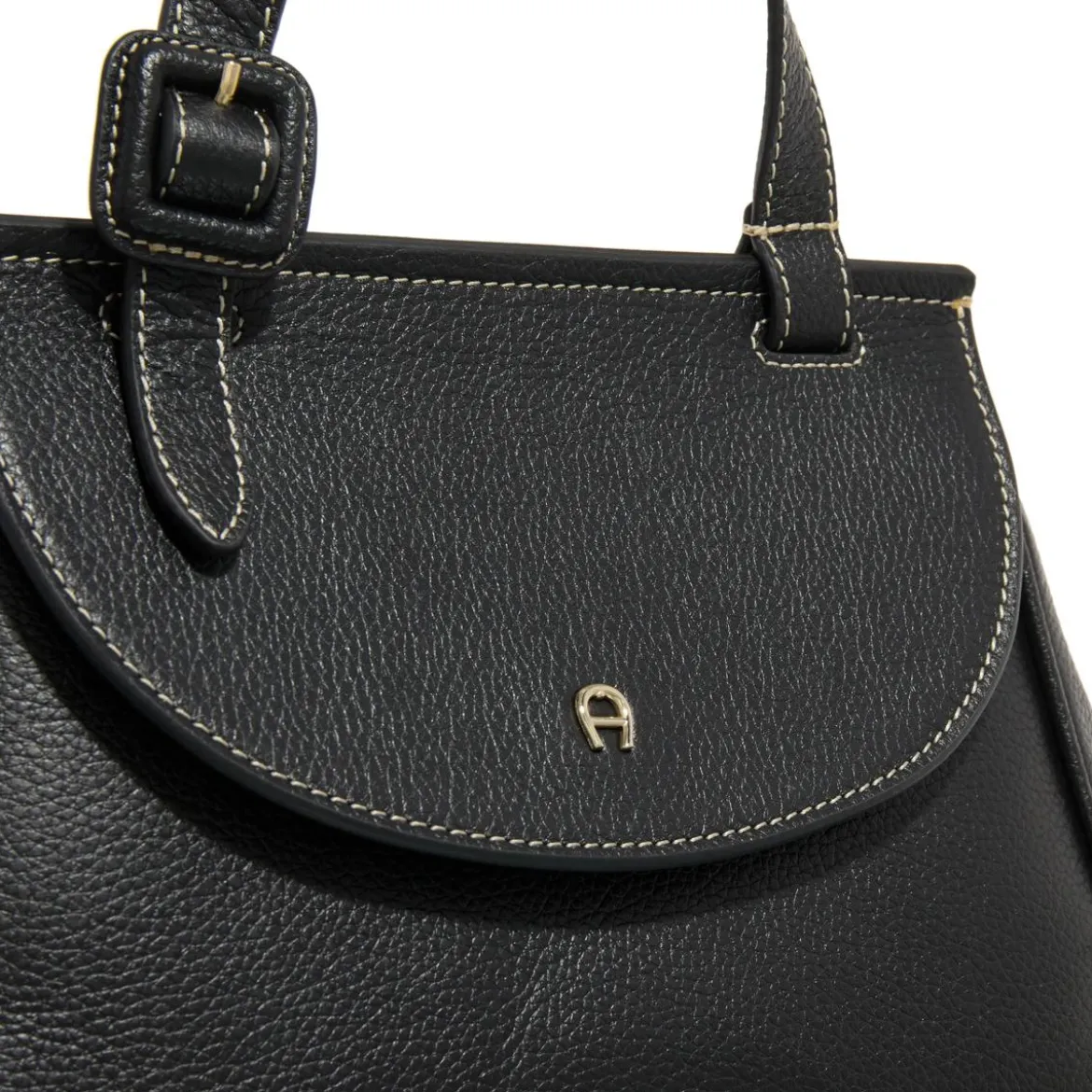 AIGNER Miranda Black Satchel