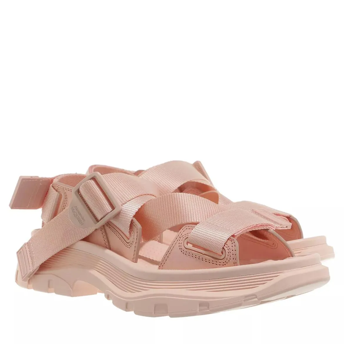 Alexander McQueen Tread Sandals Light Gold Sandalen