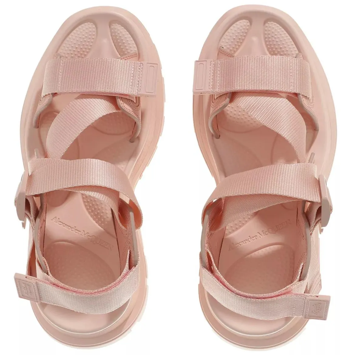 Alexander McQueen Tread Sandals Light Gold Sandalen