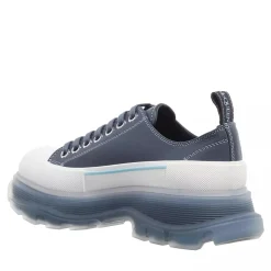 Alexander McQueen Tread Slick Boot Antique Silver Low-Top-Sneaker