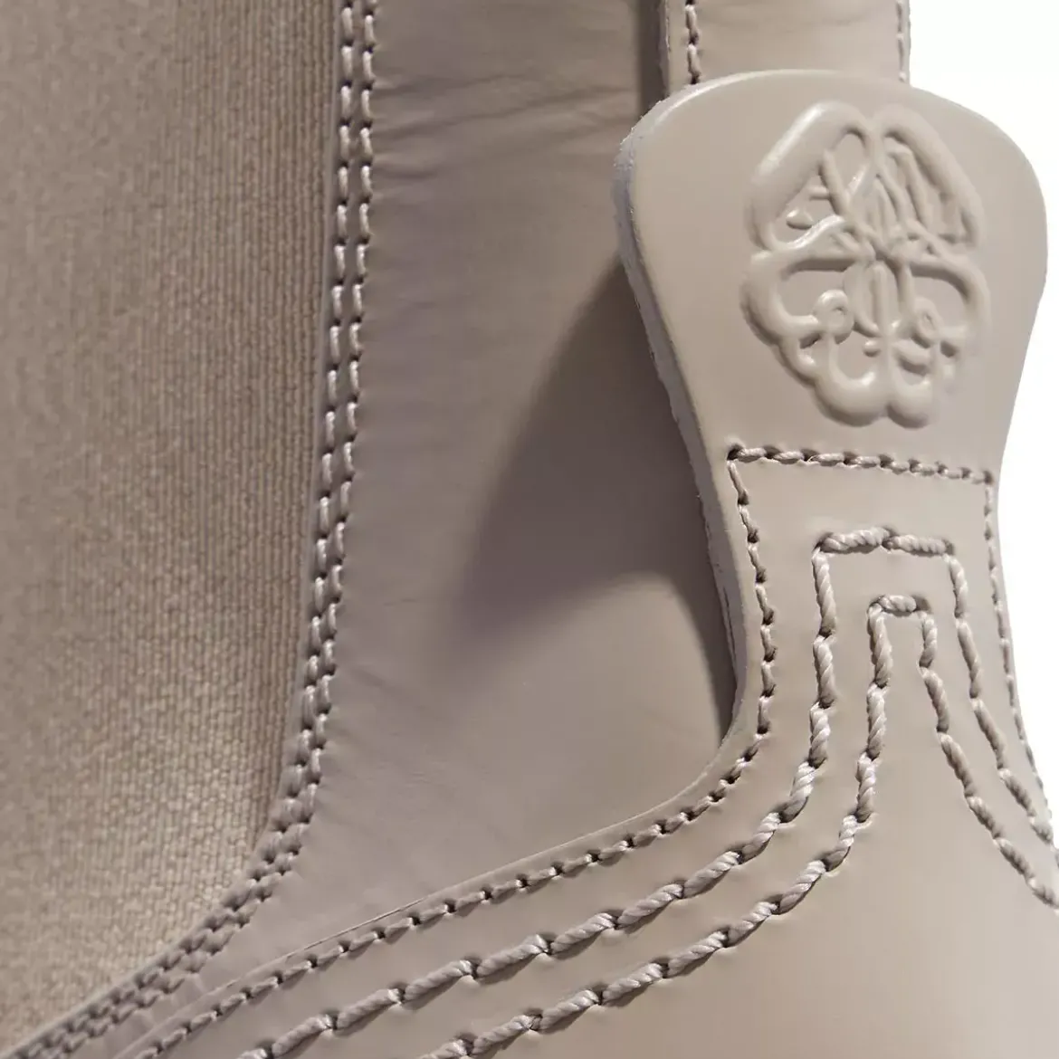 Alexander McQueen Wander Boots Leather Stone Stiefeletten