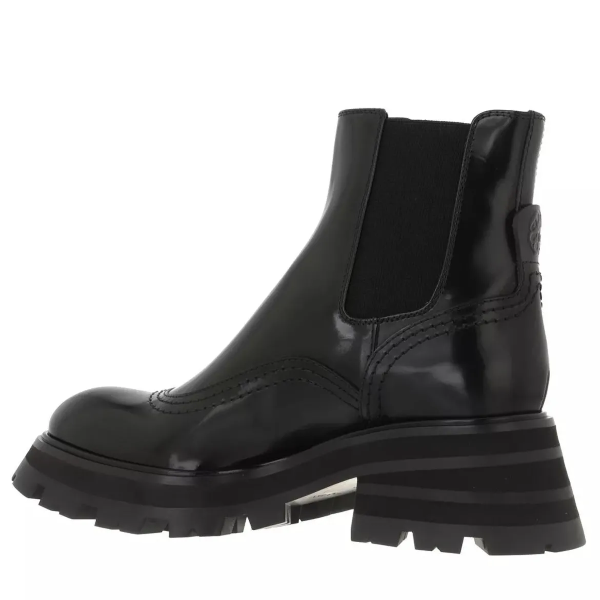 Alexander McQueen Wander Chelsea Boots Leather Black Chelsea Boots