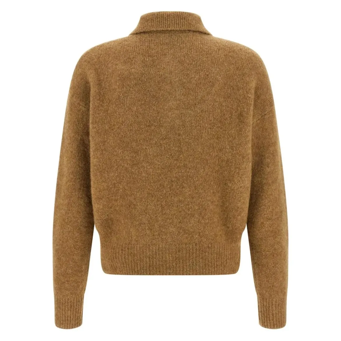 AMI Paris 'Ami' Polo Shirt Brown Poloshirt