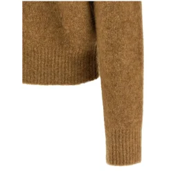 AMI Paris 'Ami' Polo Shirt Brown Poloshirt