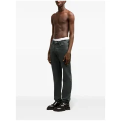 AMI Paris Black Classic Fit Jeans Black Straight Leg Jeans