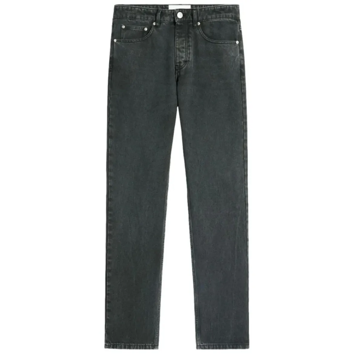 AMI Paris Black Classic Fit Jeans Black Straight Leg Jeans