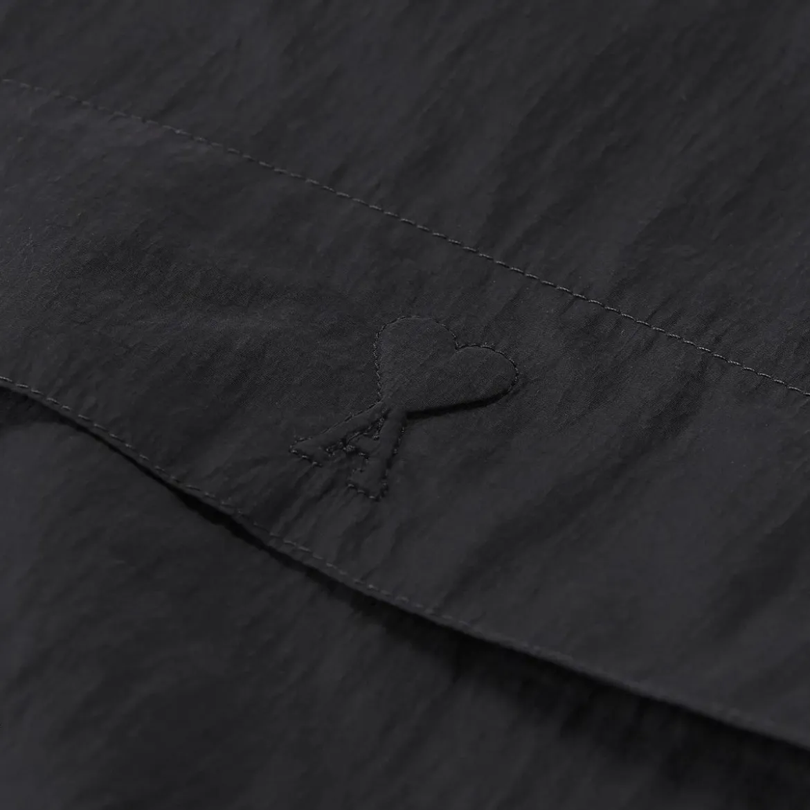 AMI Paris Jacke mit Logo schwarz Blouson