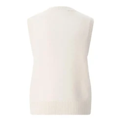 AMI Paris Pullunder aus Wolle weiß Top