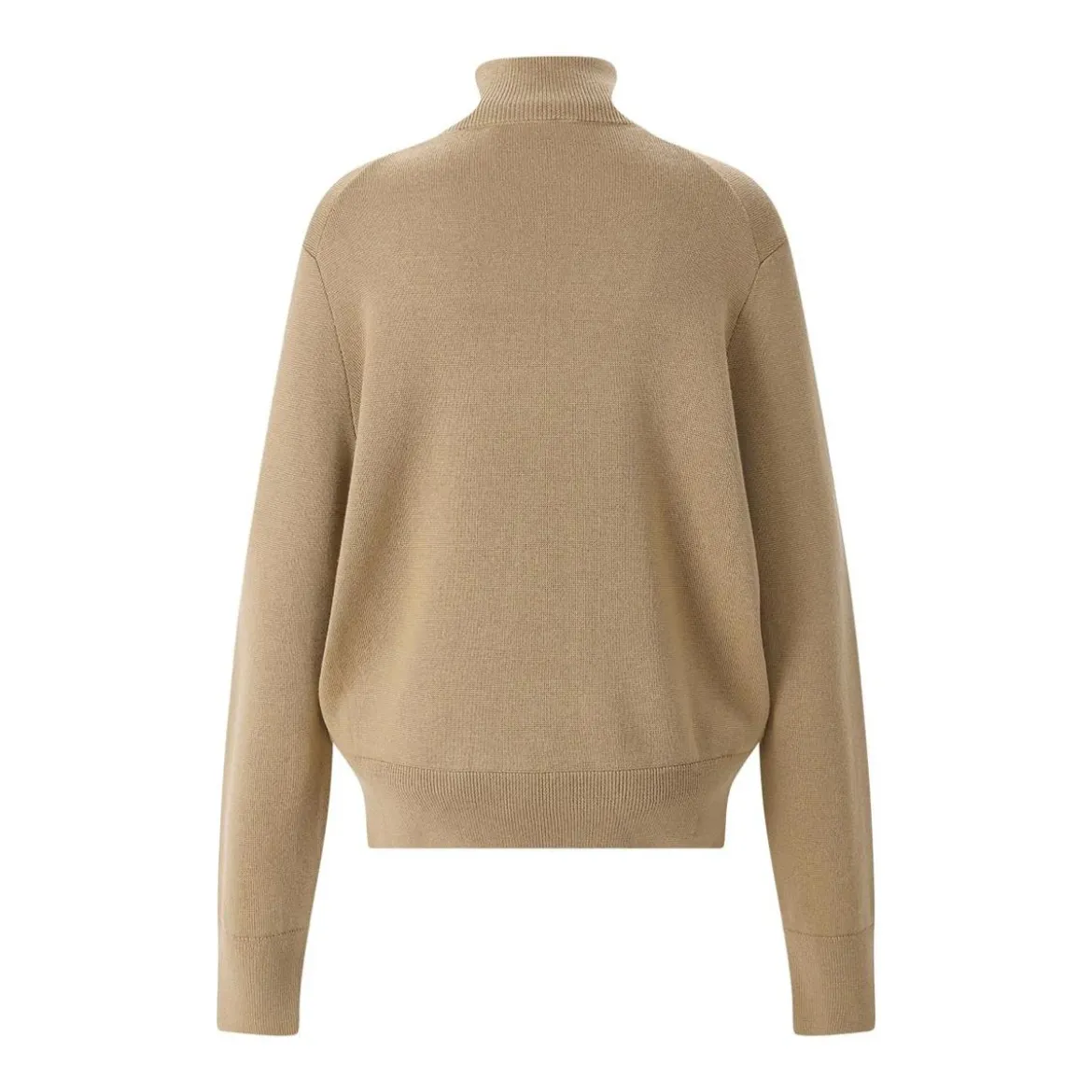 AMI Paris Rollkragenpullover mit Logo braun Rollkragenpullover