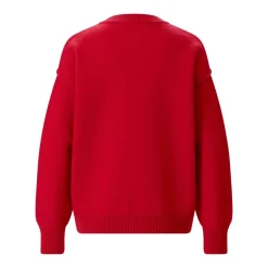 AMI Paris Strickjacke aus Wolle rot Strickjacke