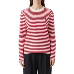 AMI Paris Sweatshirt aus Baumwolle rot T-Shirt