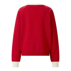 AMI Paris Sweatshirt aus Baumwolle rot