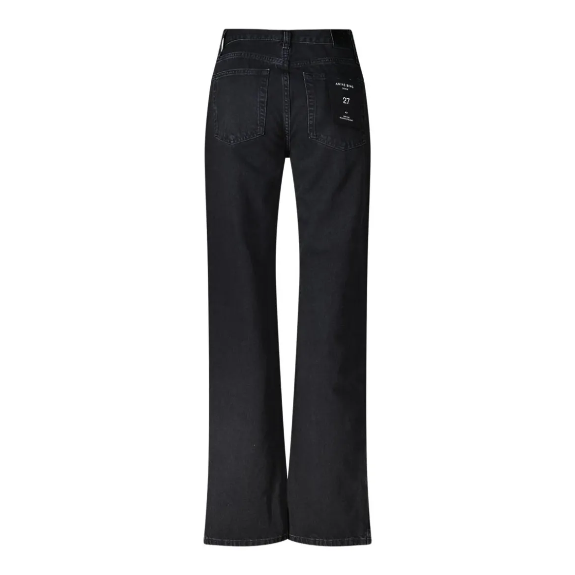 Anine Bing Straight-Fit Jeans Roy schwarz Straight Leg Jeans