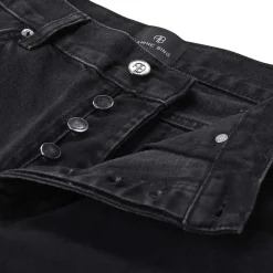 Anine Bing Straight-Fit Jeans Roy schwarz Straight Leg Jeans