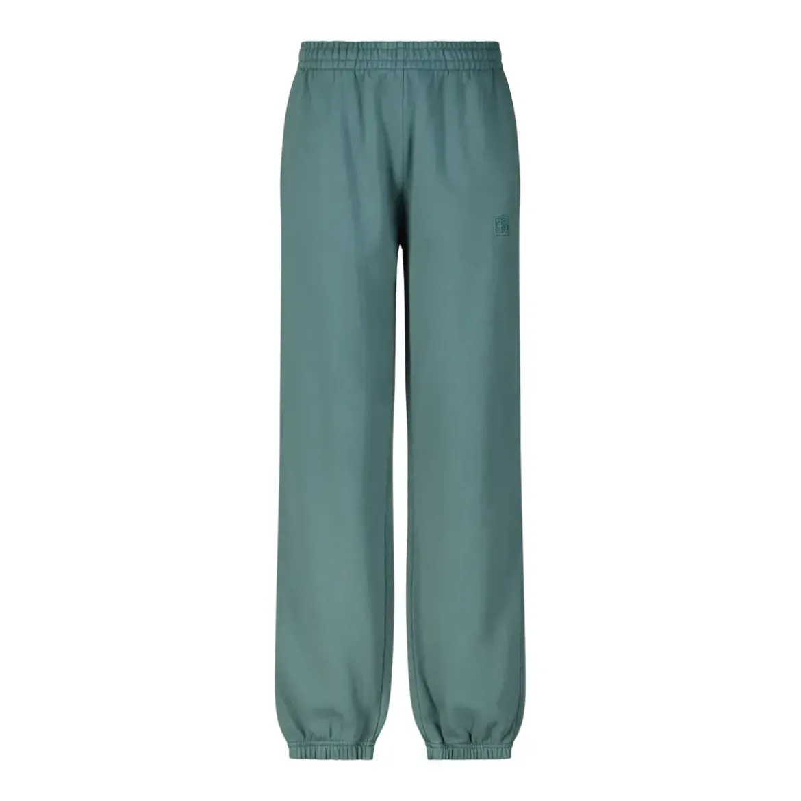 Anine Bing Sweatpants Karter mit Logo Grün Jogginghose