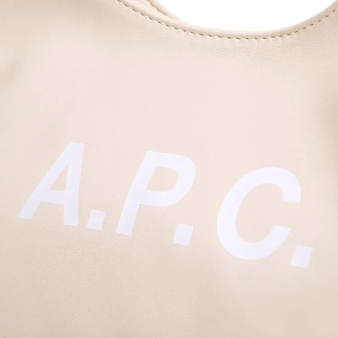 A.P.C. Baby Ninon Shoulder Aad Ecru Crossbody Bag