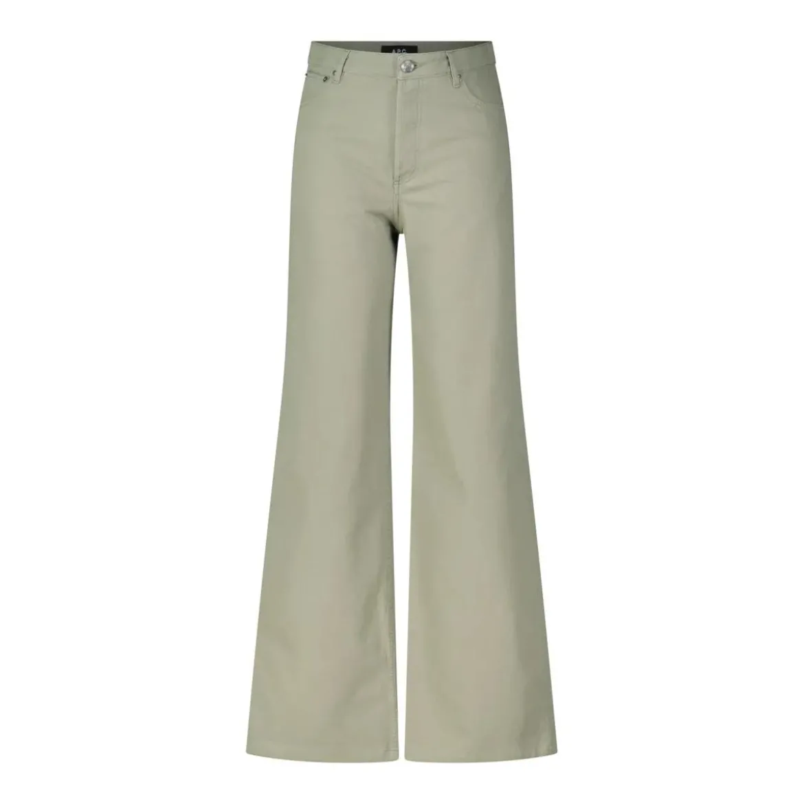 A.P.C. Bootcut Jeans Elisabeth Graugrün Bootcut-Jeans