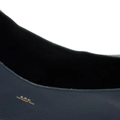 A.P.C. Le Neige Iak Dark Navy Hobo Bag