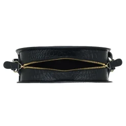 A.P.C. Sac Demi-Lune Lzz Black Crossbody Bag