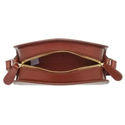 A.P.C. Sac Demi-Lune Mini Hazelnut Crossbody Bag