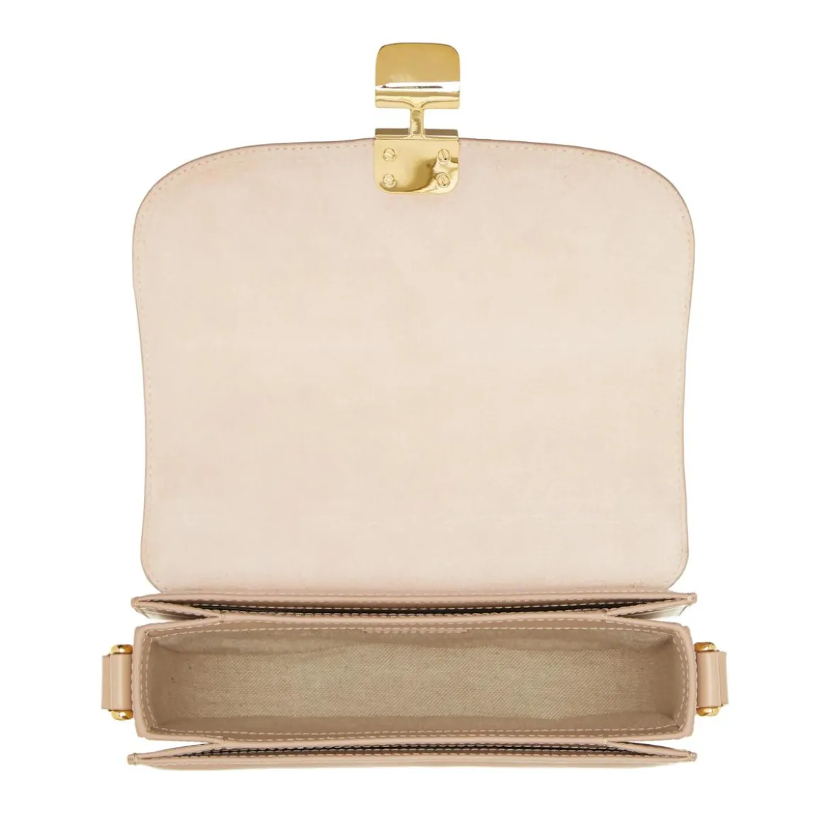 A.P.C. Sac Grace Small Beige Pink Crossbody Bag