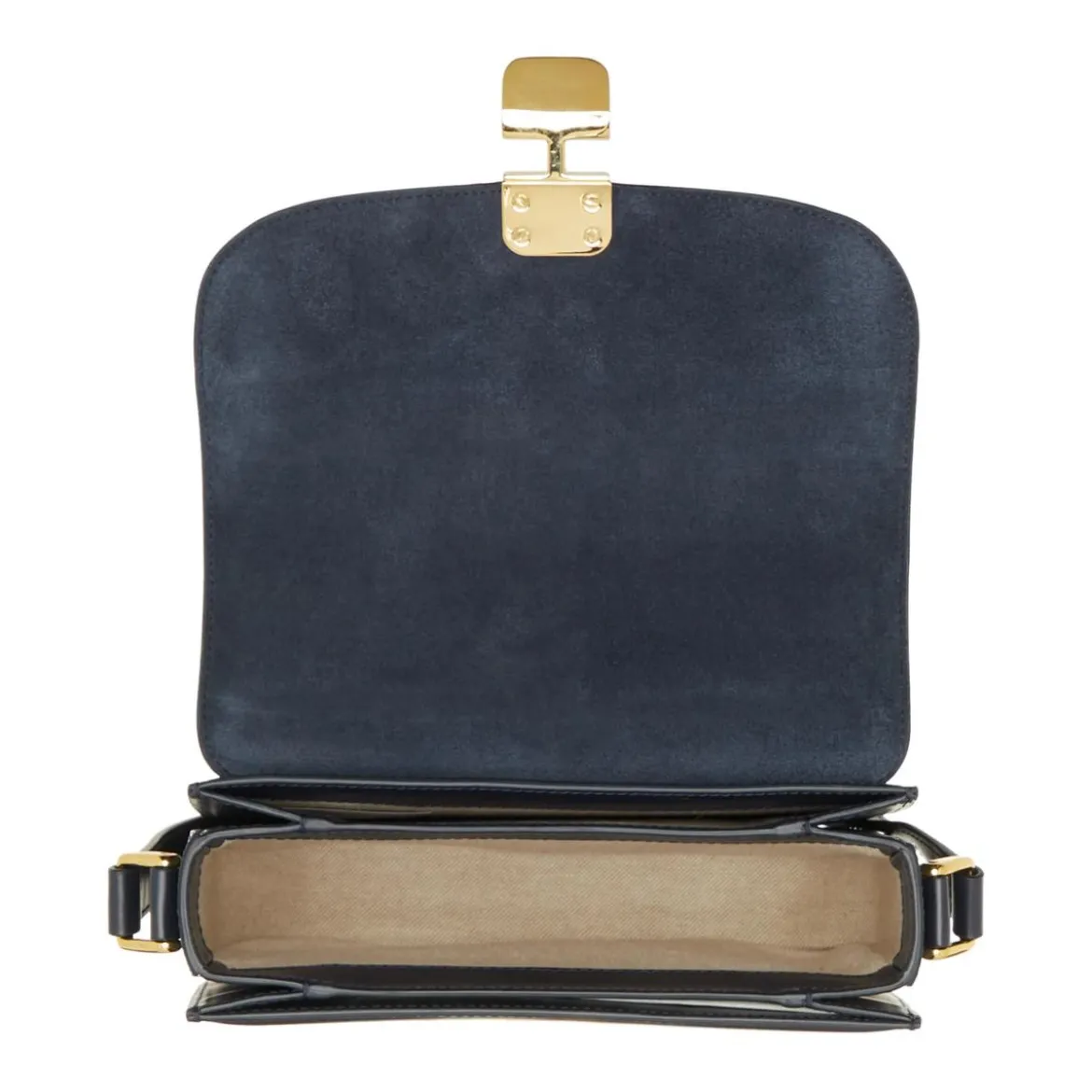 A.P.C. Sac Grace Small Dark Navy Crossbody Bag