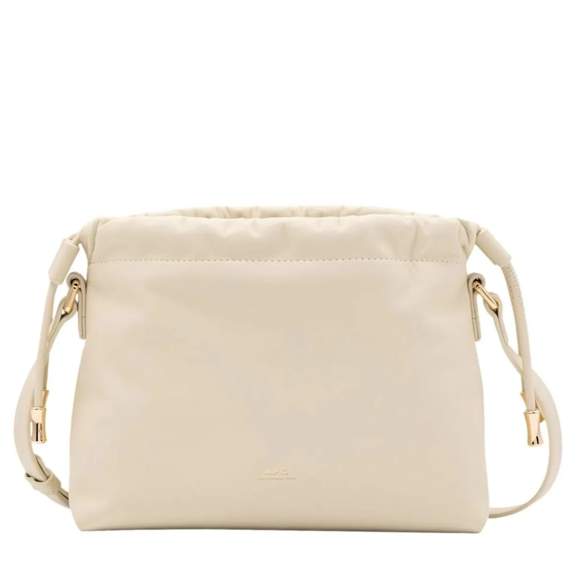 A.P.C. Sac Ninon Mini Aad Ecru Crossbody Bag