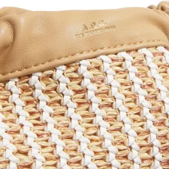A.P.C. Sac Ninon Mini Sand Crossbody Bag