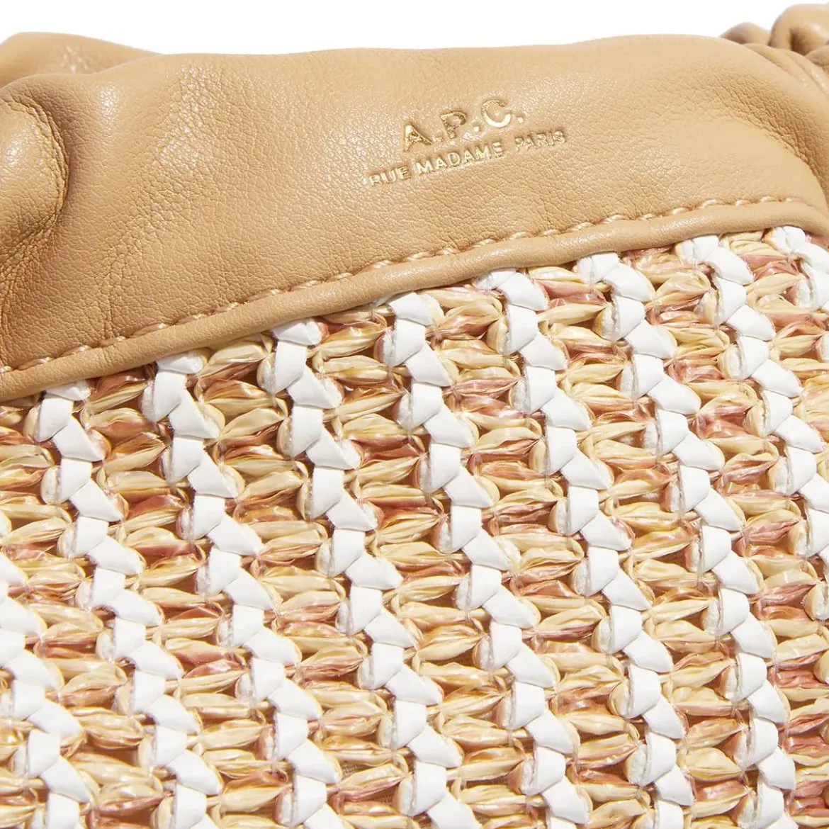 A.P.C. Sac Ninon Mini Sand Crossbody Bag