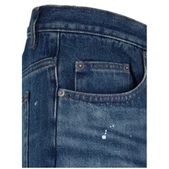 A.P.C. Straight Fit Jeans im Vintage-Look Blau Straight Leg Jeans