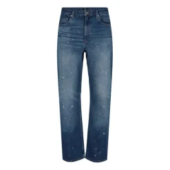 A.P.C. Straight Fit Jeans im Vintage-Look Blau Straight Leg Jeans