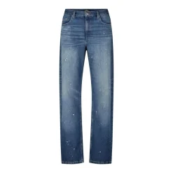 A.P.C. Straight Fit Jeans im Vintage-Look Blau Straight Leg Jeans