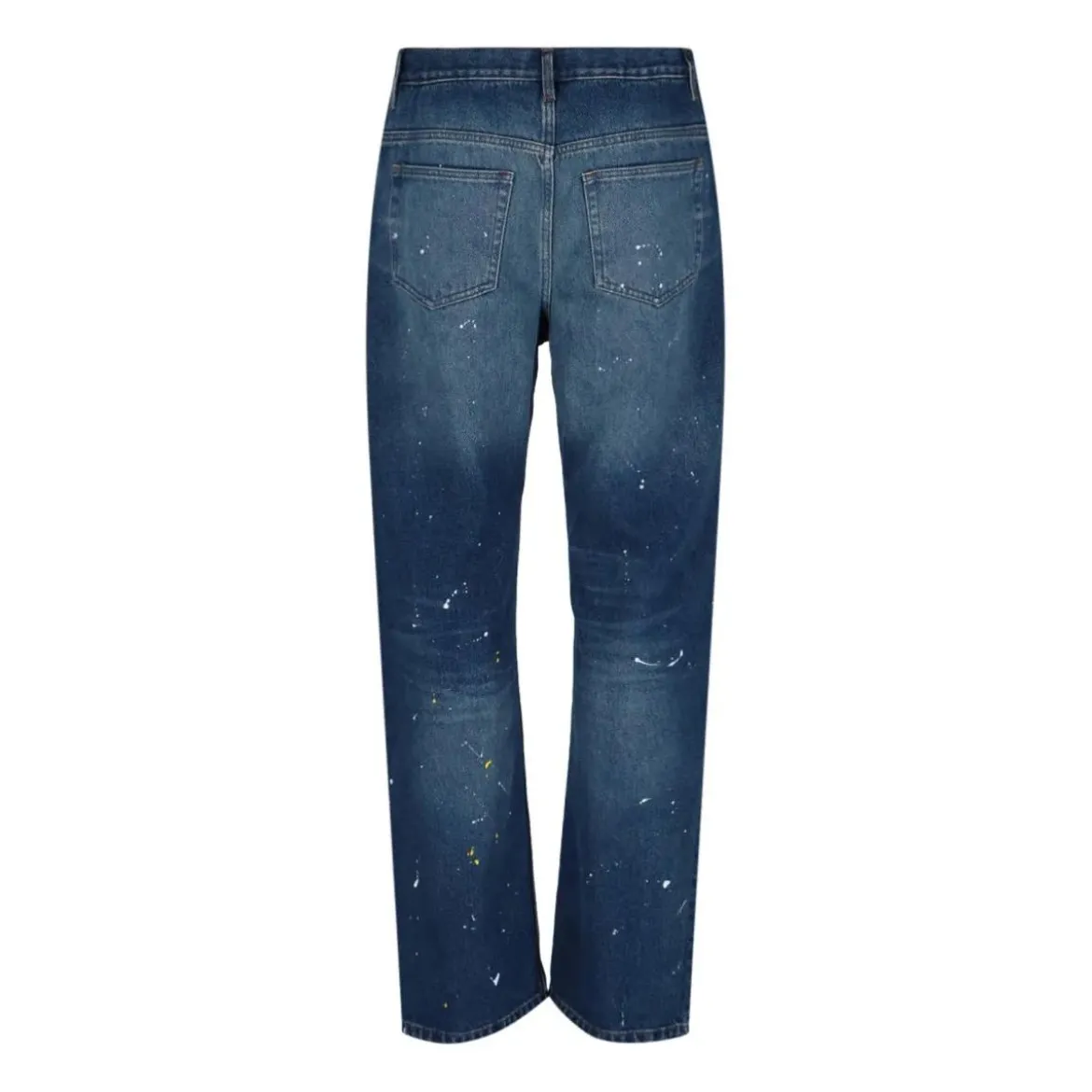 A.P.C. Straight Fit Jeans im Vintage-Look Blau Straight Leg Jeans