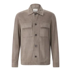 Arma Jacke aus Lammleder grau Übergangsjacke