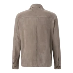 Arma Jacke aus Lammleder grau Übergangsjacke