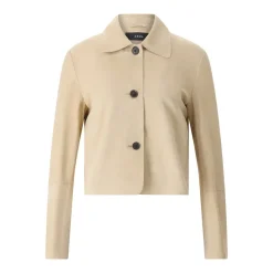 Arma Jacke Emy aus Veloursleder beige Lederjacke